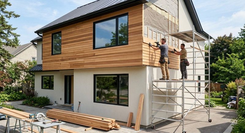 Faux Wood Siding Installation in Norwalk, CT