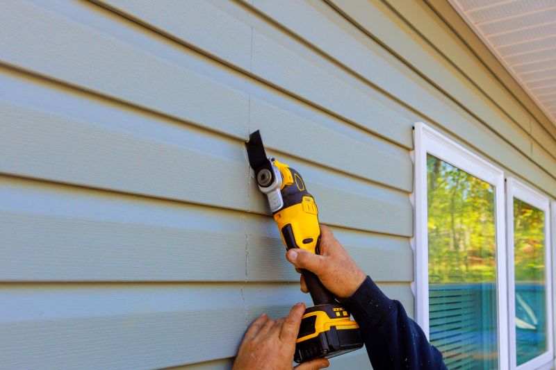 Professional Siding Repair in Action